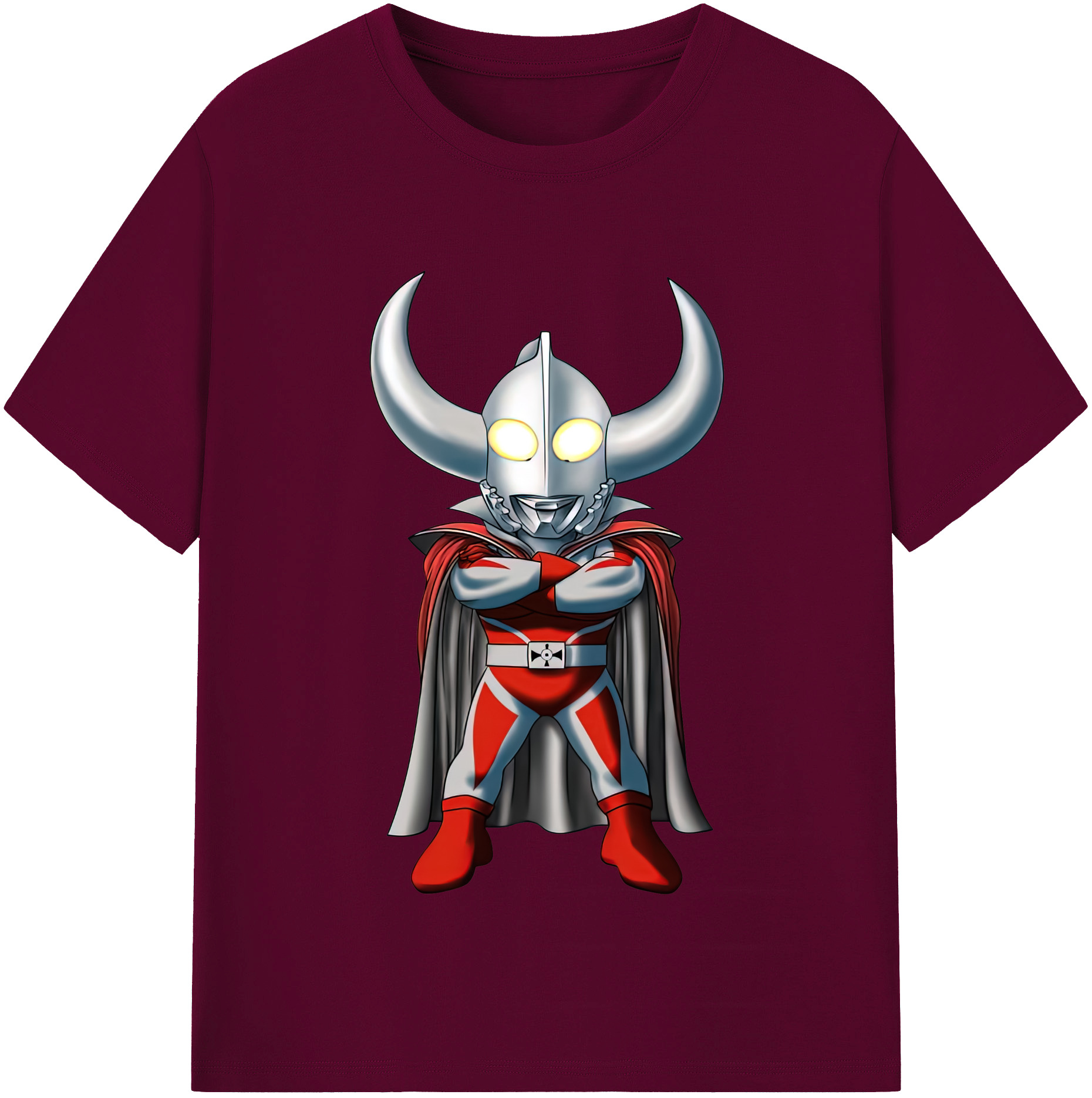 （画像用） ウルトラマン Ultraman レディースカジュアルプリントTシャツ（綿100％）